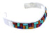 Sterling Silver Southwest Multicolor Inlay Cuff Bracelet PS71192